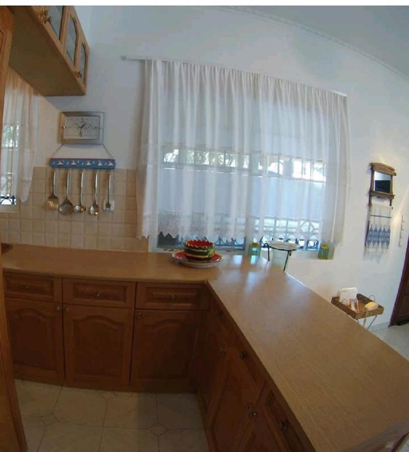 Blue & White Maisonette Over The Sea Near Sounio Sounion Esterno foto